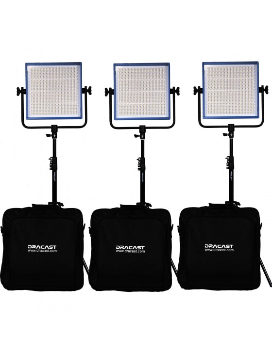 Dracast Bi-Color LED1000 Pro - 3 light kit