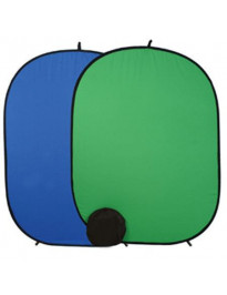 Flashpoint Collapsible Backdrop - Chroma Green/Blue